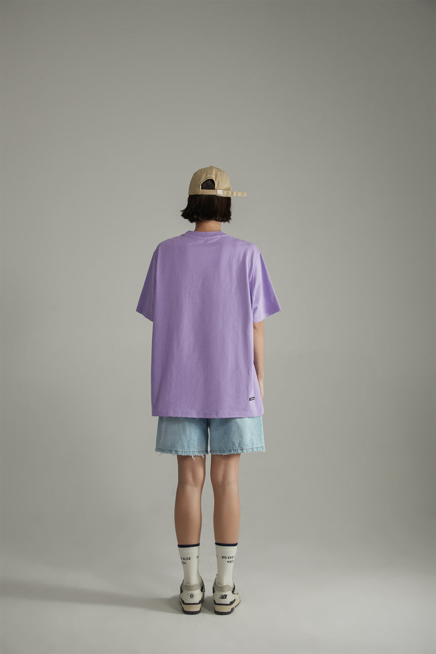 CHUU Logo Cotton Boxy T-Shirt