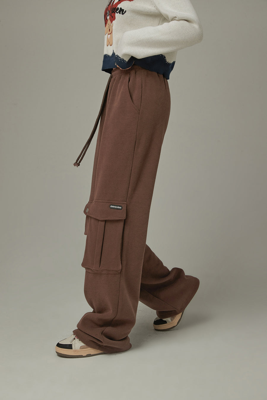 CHUU Pocket Elastic Waist Casual Pants