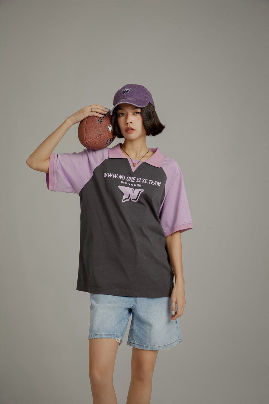 CHUU Colorblocked Raglan T-Shirt