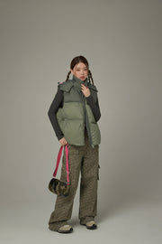 Color Matching Padded Vest