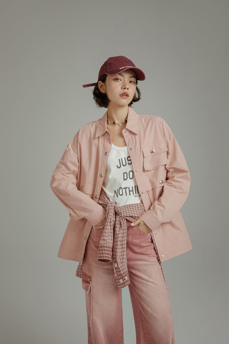 CHUU Colo Multi-Pocket Boxy Shirt Jacket