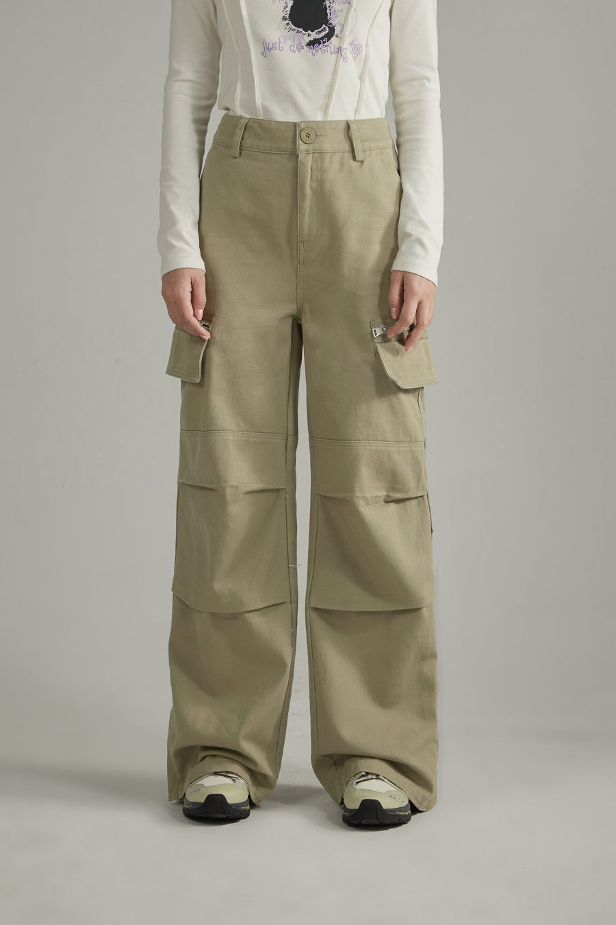 CHUU Basic Wide Cargo Pants