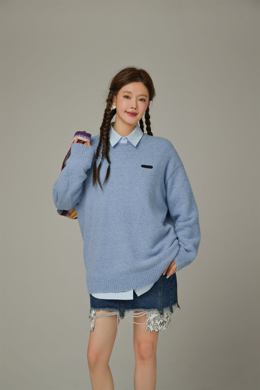 CHUU Basic Loose Fit Knit Sweater