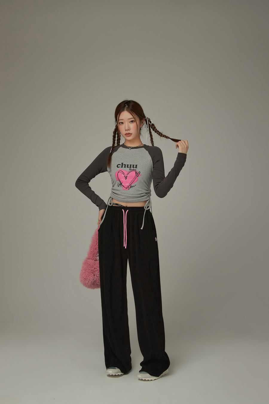 CHUU Elastic Casual Wide Pants