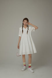 Baby Doll Frilly Collar Dress