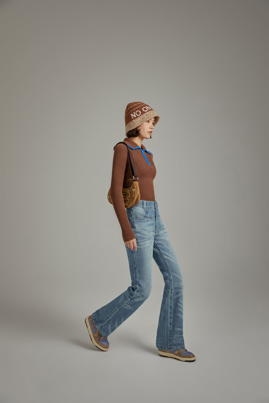 CHUU Semi Bootcut Denim Pants