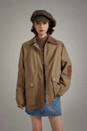 Corduroy Collar Jacket