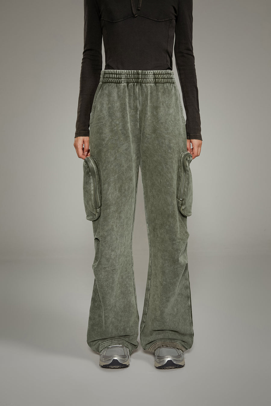 CHUU Pocket Wide Casual Pants