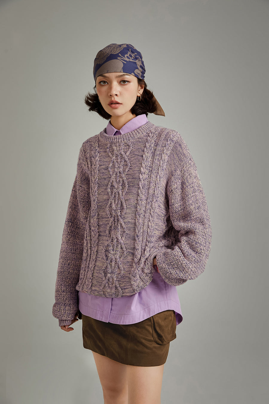 CHUU Twisted Loose Fit Knit Sweater