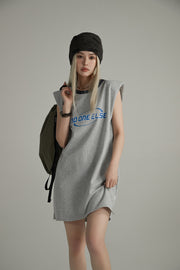 Noe Center Logo Sleeveless T-Shirt Dress