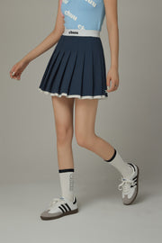 Logo Ribbed High Socks