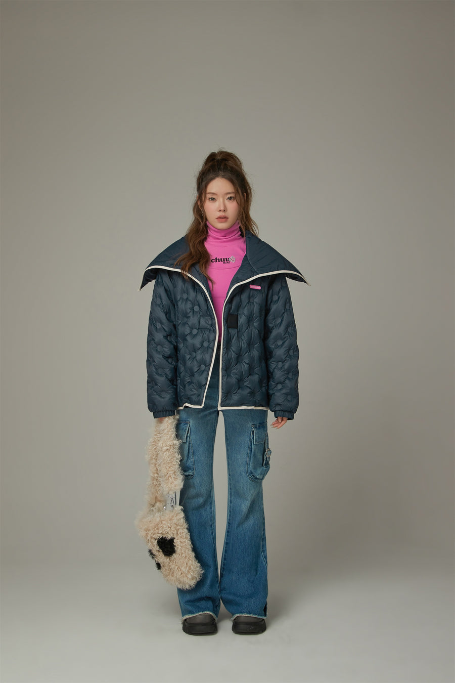 CHUU Sailor Quilting Padded Jacket