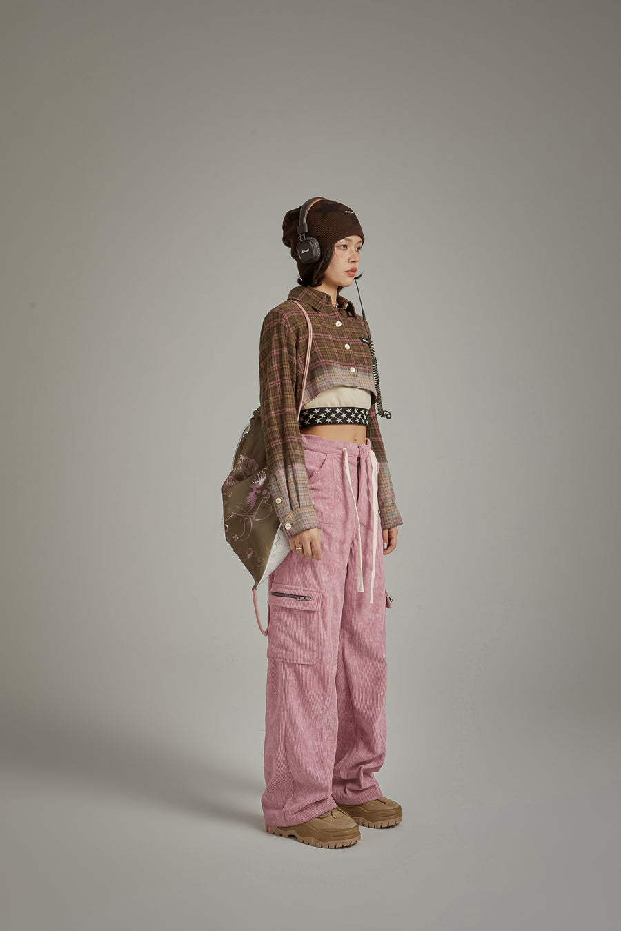 CHUU Pocket Wide String Pants