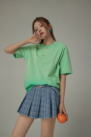 Rainbow Chuu Logo Gradient Raglan T-Shirt