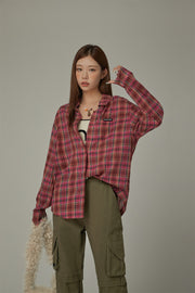 Checked Loose Fit Shirt