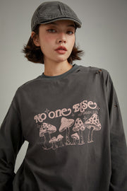 Logo Mushroom Long Sleeve T-Shirt