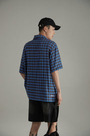 Retro Checked Loose Fit Shirt