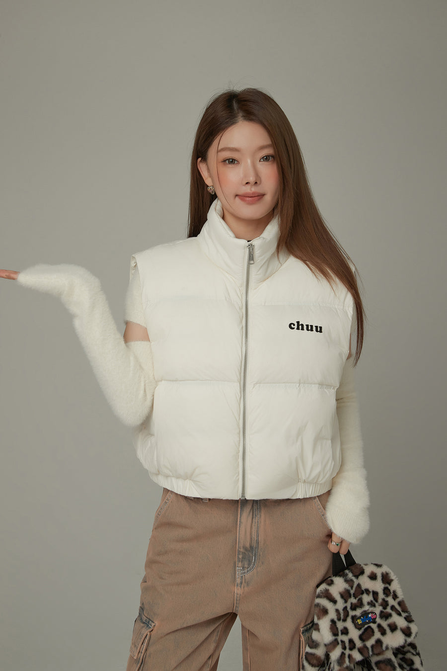 CHUU Boxy Padded Vest