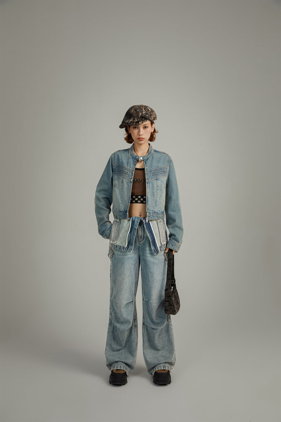 CHUU Drawstring Waist Overalls