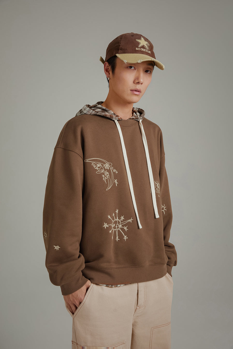 CHUU Star Boxy Sweatshirt