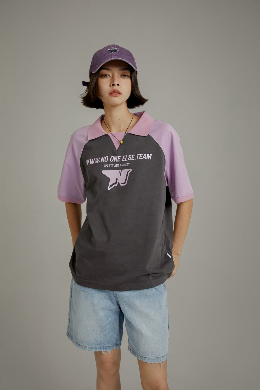 CHUU Colorblocked Raglan T-Shirt