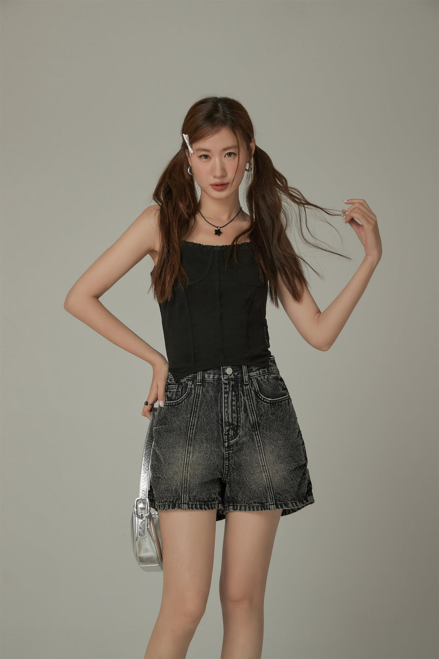 CHUU Color Bustier Slim Sleeveless Top