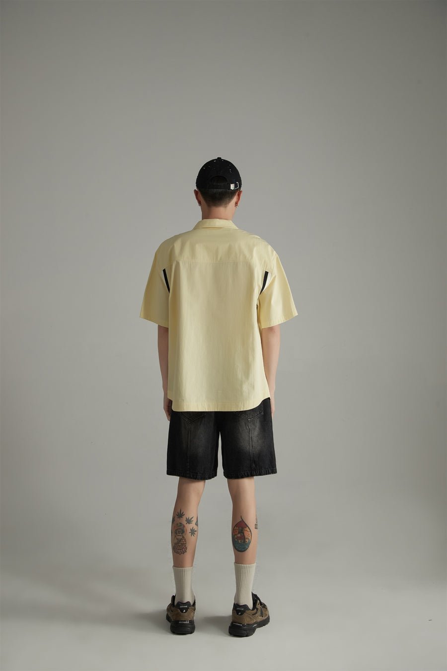 CHUU Noe Pocket Cotton Loose-Fitting Shirt