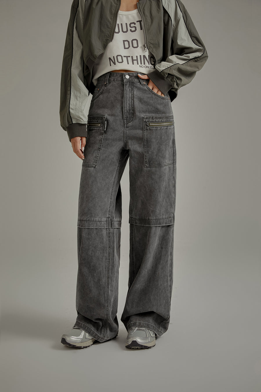 CHUU Basic Pocket Wide Pants