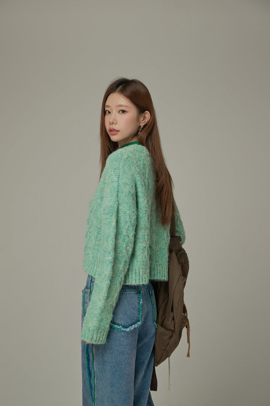 CHUU Twisted Loose Fit Knit Sweater