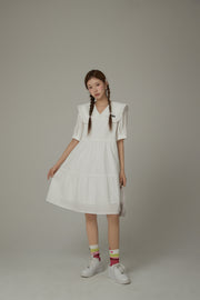 Baby Doll Frilly Collar Dress