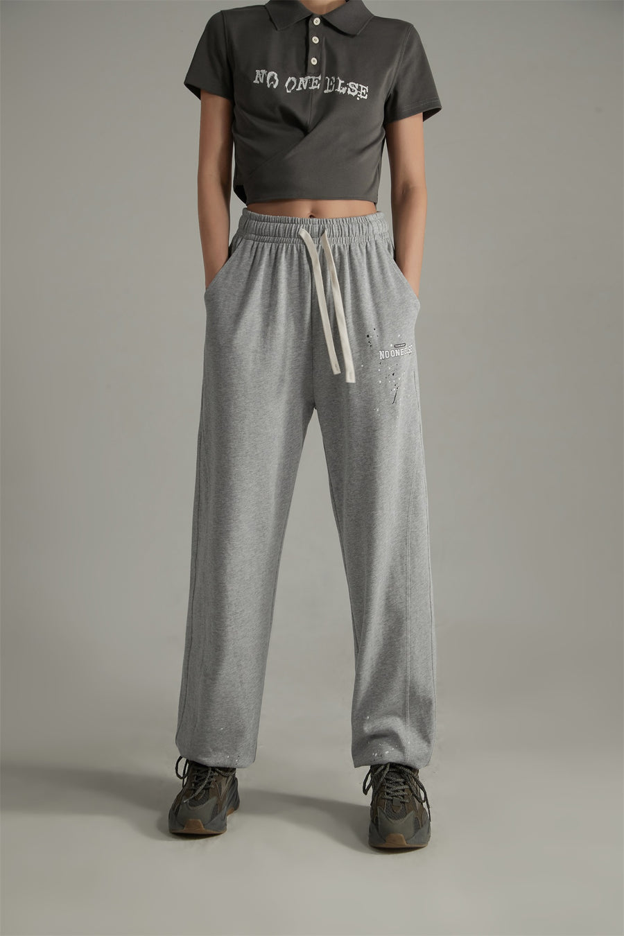 CHUU String Banding Jogger Pants