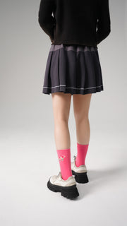 Triple Flowers Logo High Socks