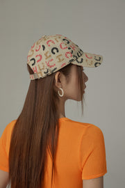 Colorful Chuu Lettering Pattern Ball Cap