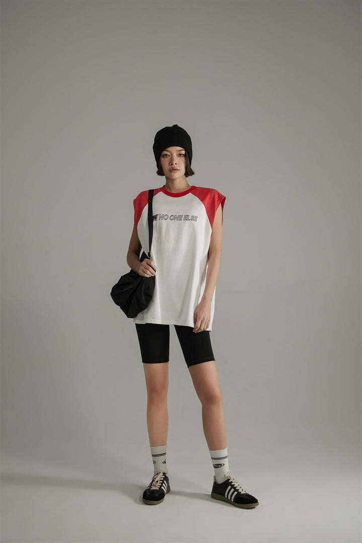 Noe Raglan Sleeveless T-Shirt