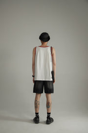 Line Colored Noe Sleeveless T-Shirt