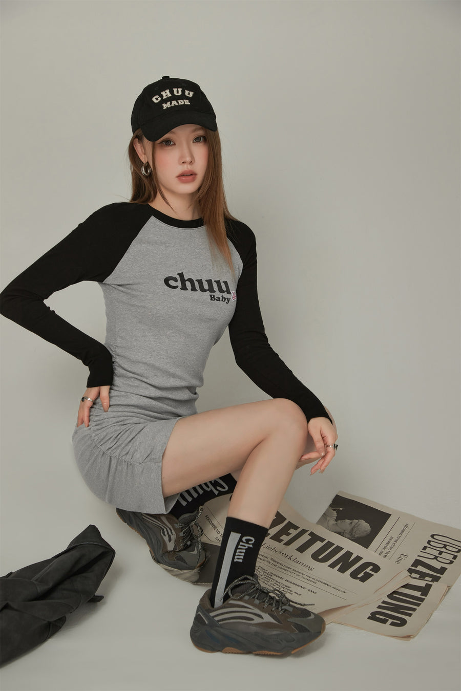 CHUU Logo Lettering Socks