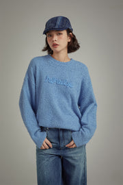 Logo Loose Fit Knit Sweater