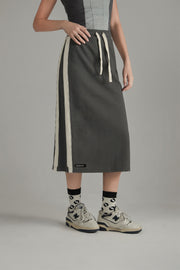 Lined String Sporty Skirt