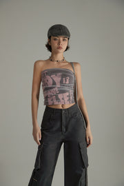 Vintage That Boy Sleeveless Tube Top