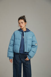 Duck Down Denim Padded Jacket