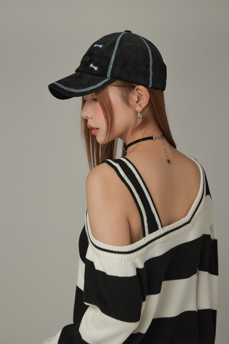 CHUU Stitch Embroidery Ball Cap