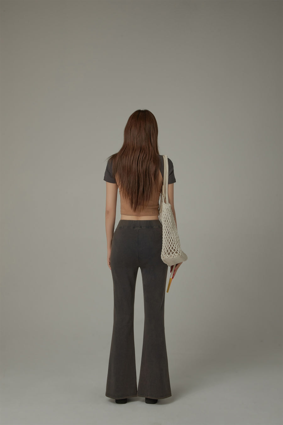 CHUU Casual Slit Bootcut Pants