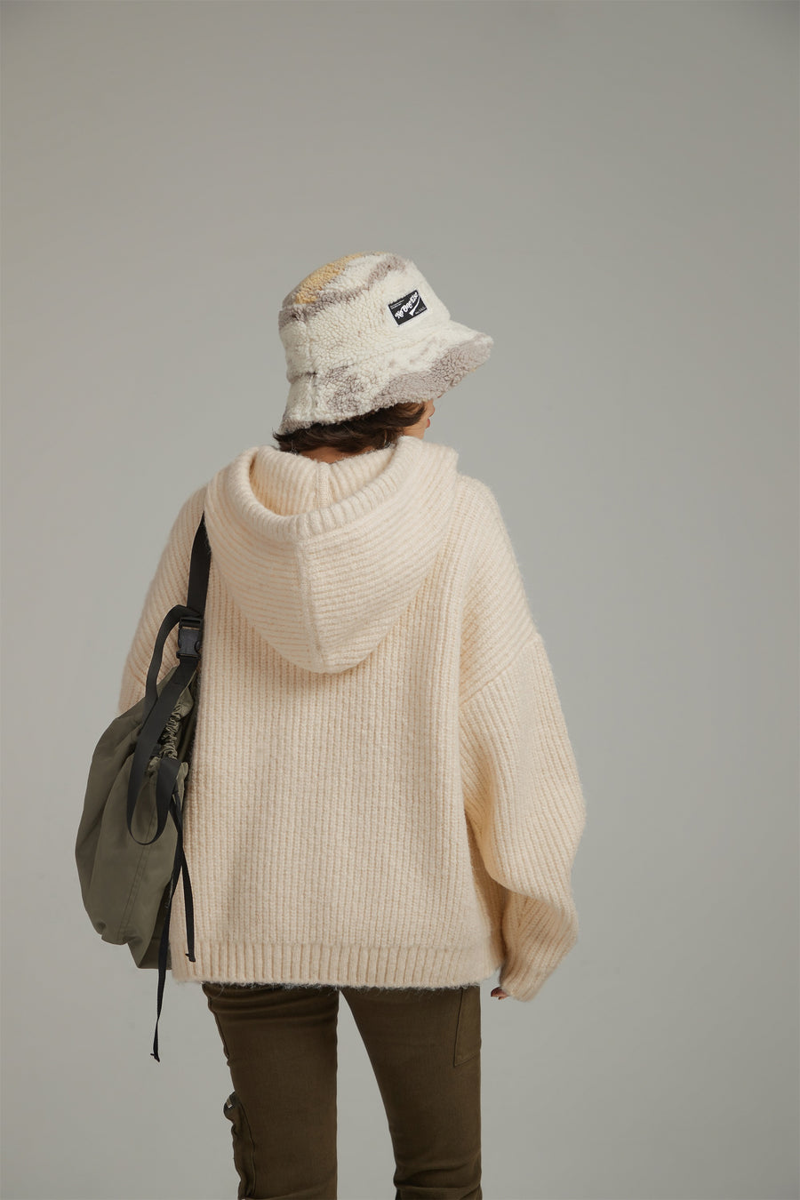 CHUU Daily Loose Fit Knit Hoodie