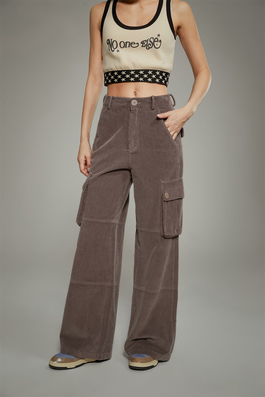 CHUU Corduroy Cargo Pants