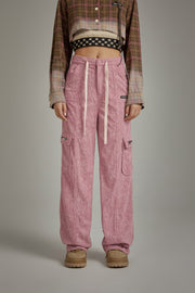 Pocket Wide String Pants