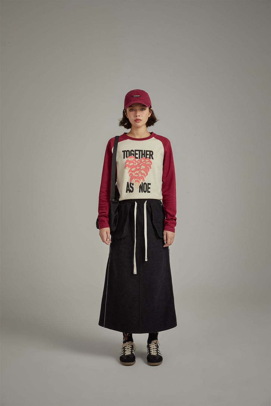 CHUU Pocket Casual Long String Skirt