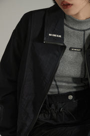 High Neck Pocket Jacket