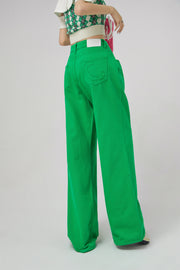 Summer Adjustable High Waist Wide Leg Pants