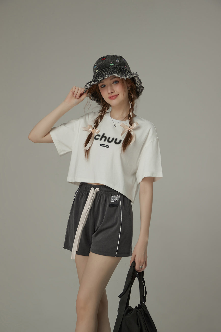 CHUU Drawstring Elastic Waist Banded Shorts