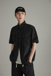 Pocket Boxy Button Shirt